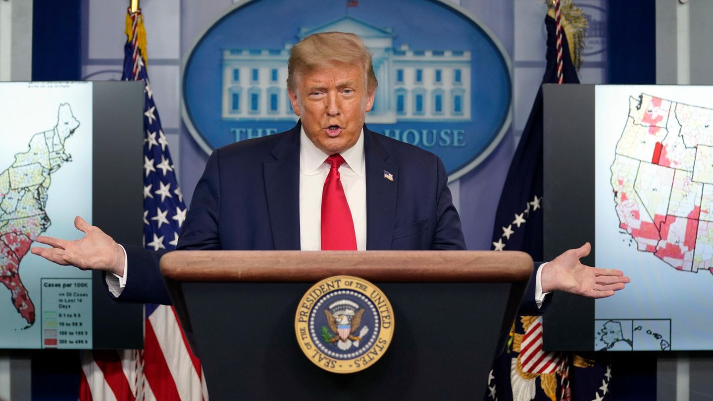 US-Präsident Donald Trump scheint das Coronavirus seit dieser Woche deutlich ernster zu nehmen 