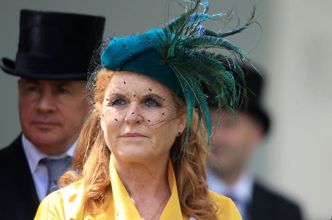 Fergie mit ihrem Ex-Ehemann Prince Andrew bei dem Pferderennen in Ascot 2019.
