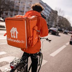 Lieferando-Fahrer
