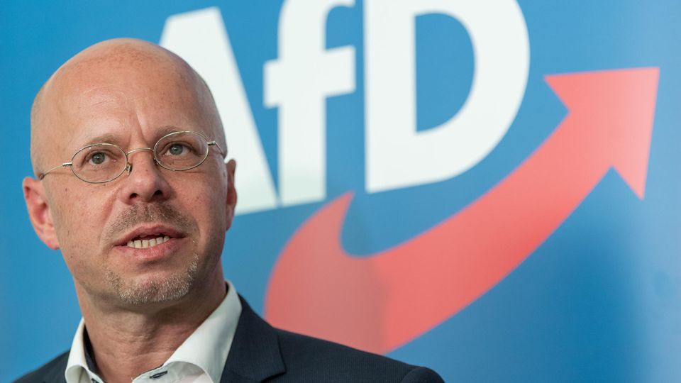 Andreas Kalbitz, Vorsitzender der AfD-Fraktion im Landtag von Brandenburg