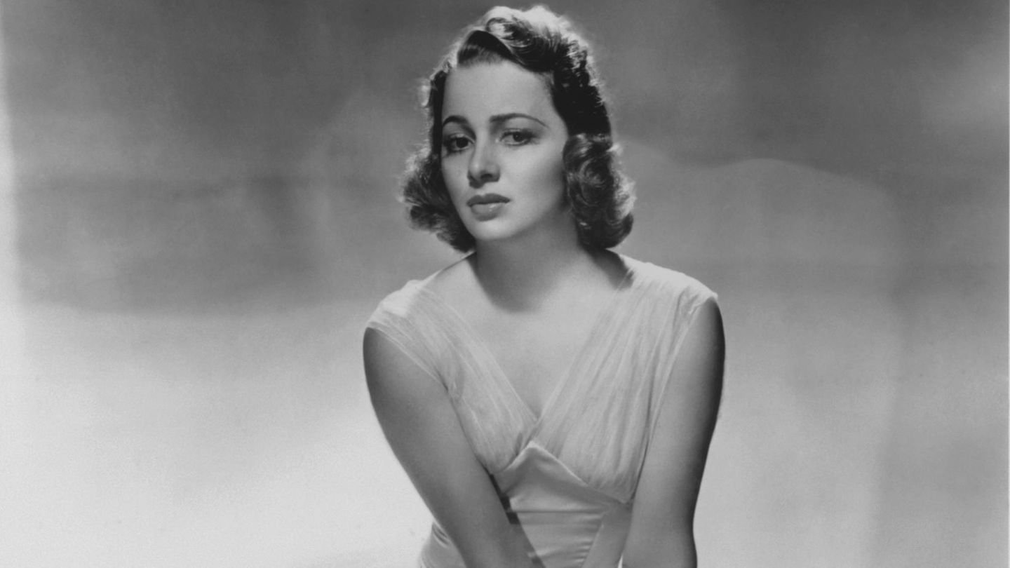 Schauspielerin Olivia de Havilland auf einer Aufnahme aus dem Jahr 1938