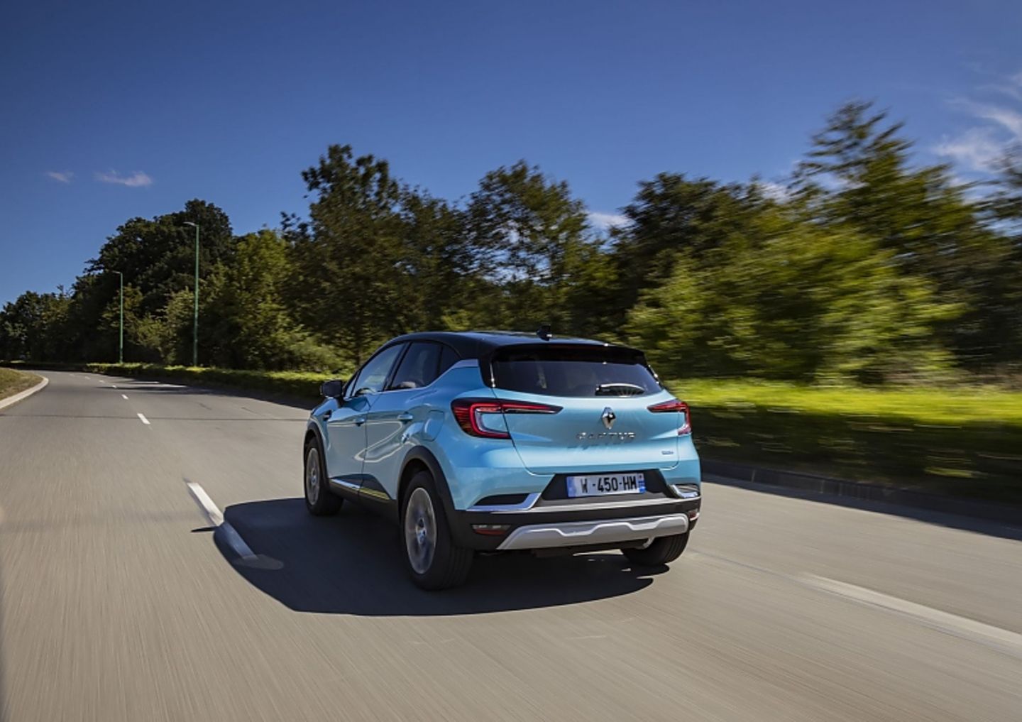 Nach 10,1 Sekunden erreicht der Captur E-Tech Plug in Hybrid 100 km/h