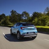 Nach 10,1 Sekunden erreicht der Captur E-Tech Plug in Hybrid 100 km/h