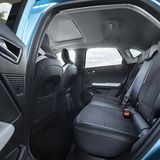 Hinten geht es ziemlich eng zu