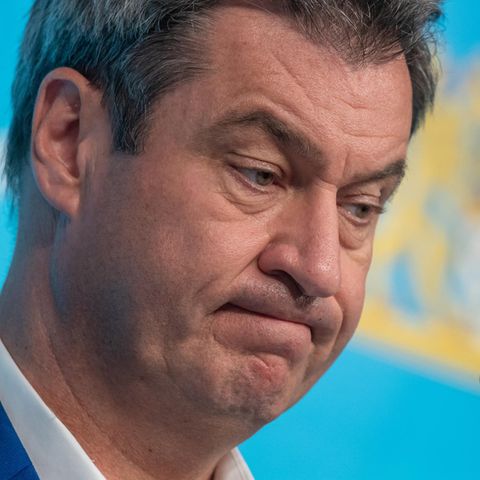 Bayerns Ministerpräsident Markus Söder nachdenklich