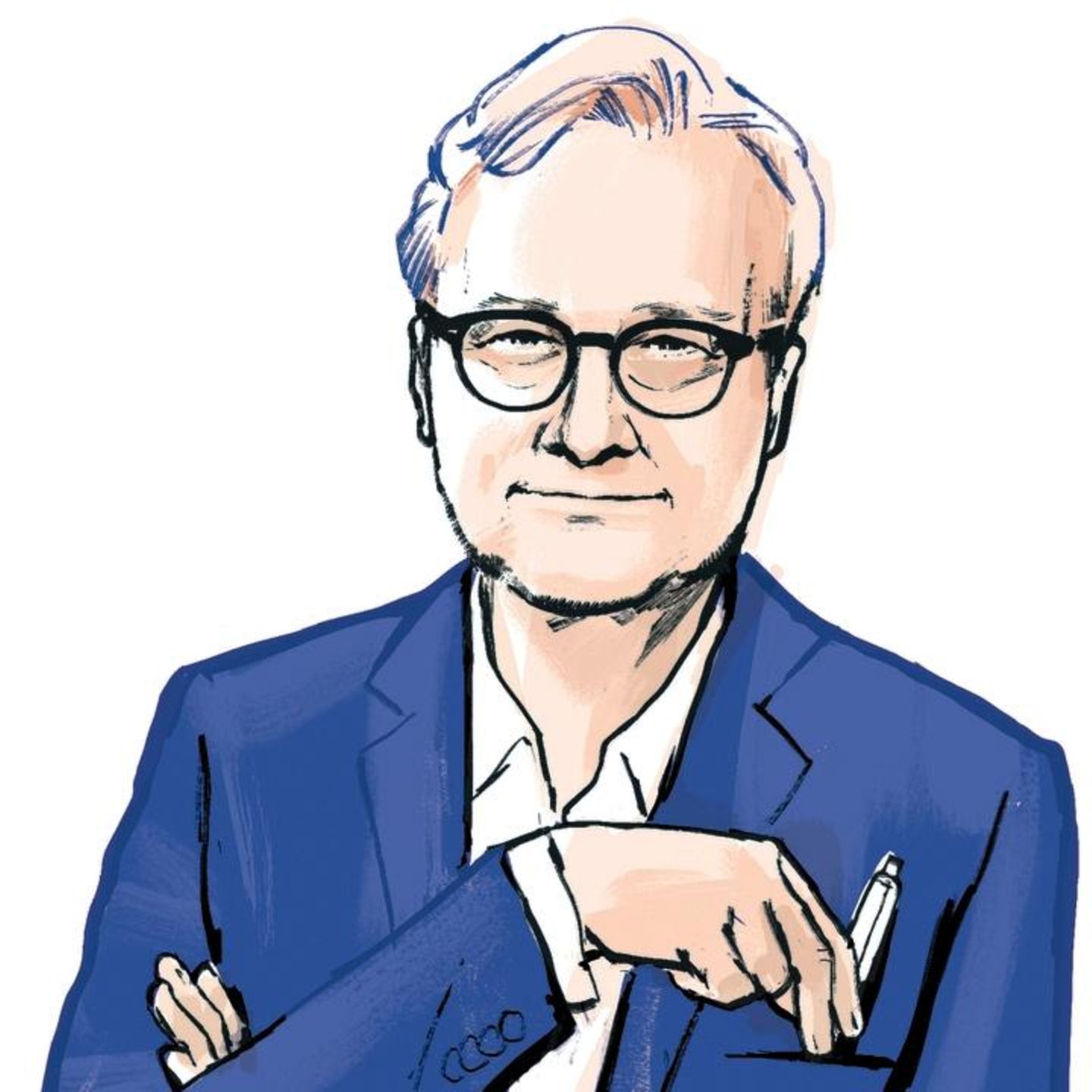 NEU: Abschluss-Illustration von Uli Jörges für seine Kolumne, die in stern 32/2020 Illustration von Hans-Ulrich Jörges