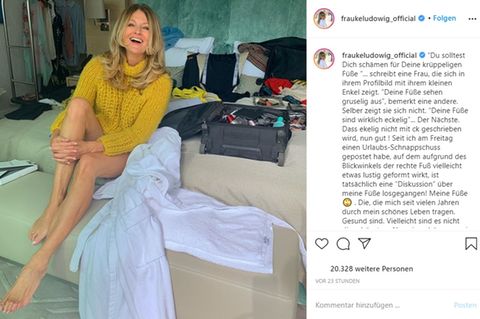 Frauke Ludowig richtet deutliche Worte an ihre Instagram-Follower