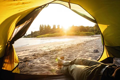 Camping am Elbstrand