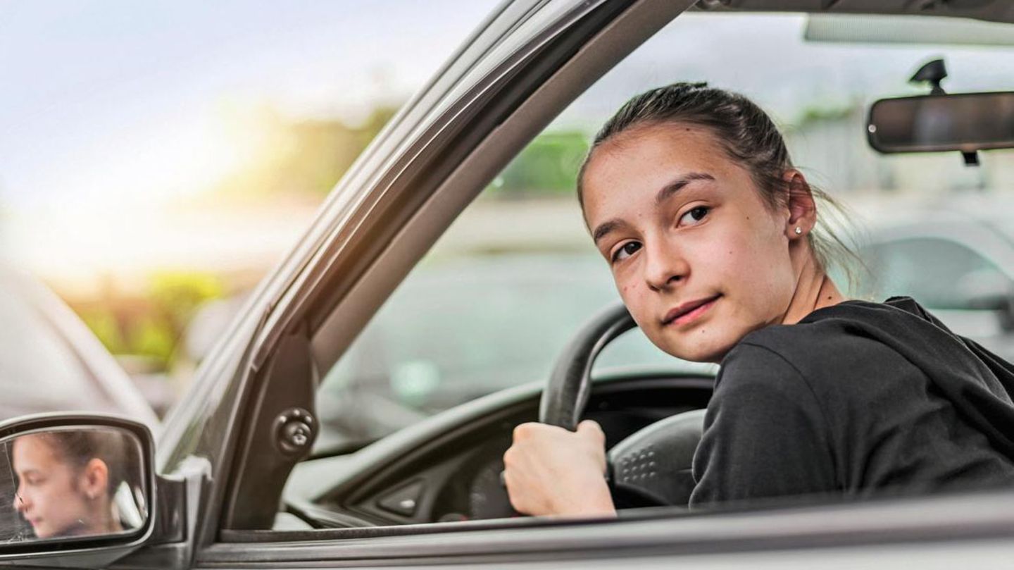 Fahranfängerin Fahranfängerin