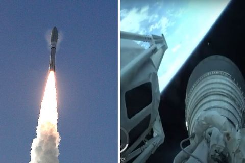 Cape Canaveral: Eine "Atlas-V"-Rakete startet in Cape Canaveral. An Bord der Rakete befindet sich der Mars Rover "Perseverance".
