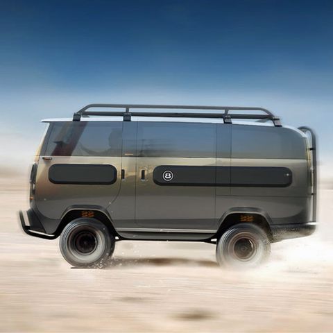 Die High-End-Version wäre der Camper mit Offroadfahrgestell.
