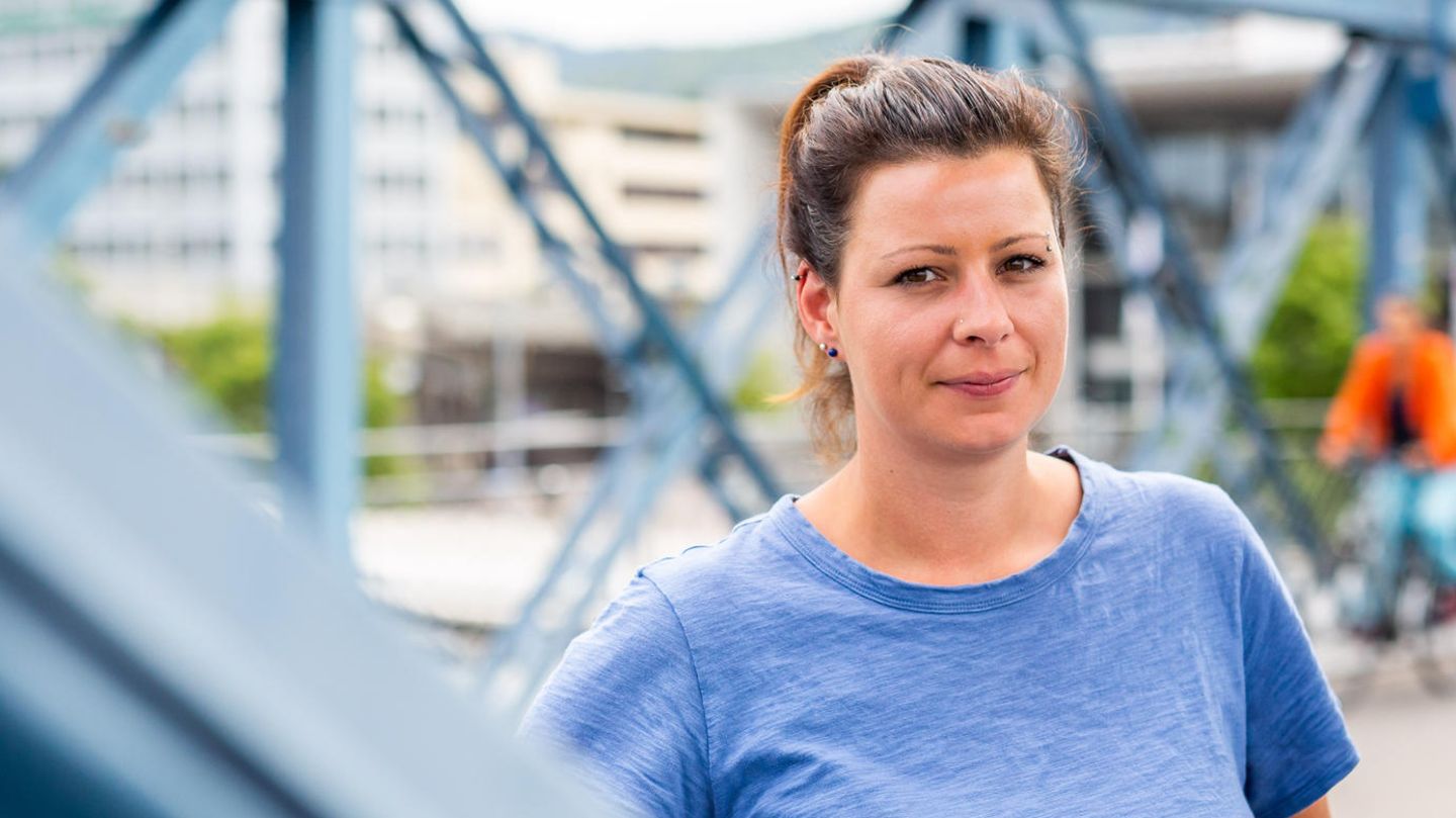 Fan-Sprecherin Helen Breit von der Initiative "Unsere Kurve"