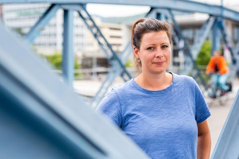 Fan-Sprecherin Helen Breit von der Initiative "Unsere Kurve"