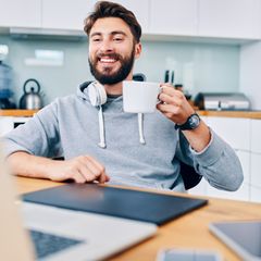 Homeoffice in der Küche