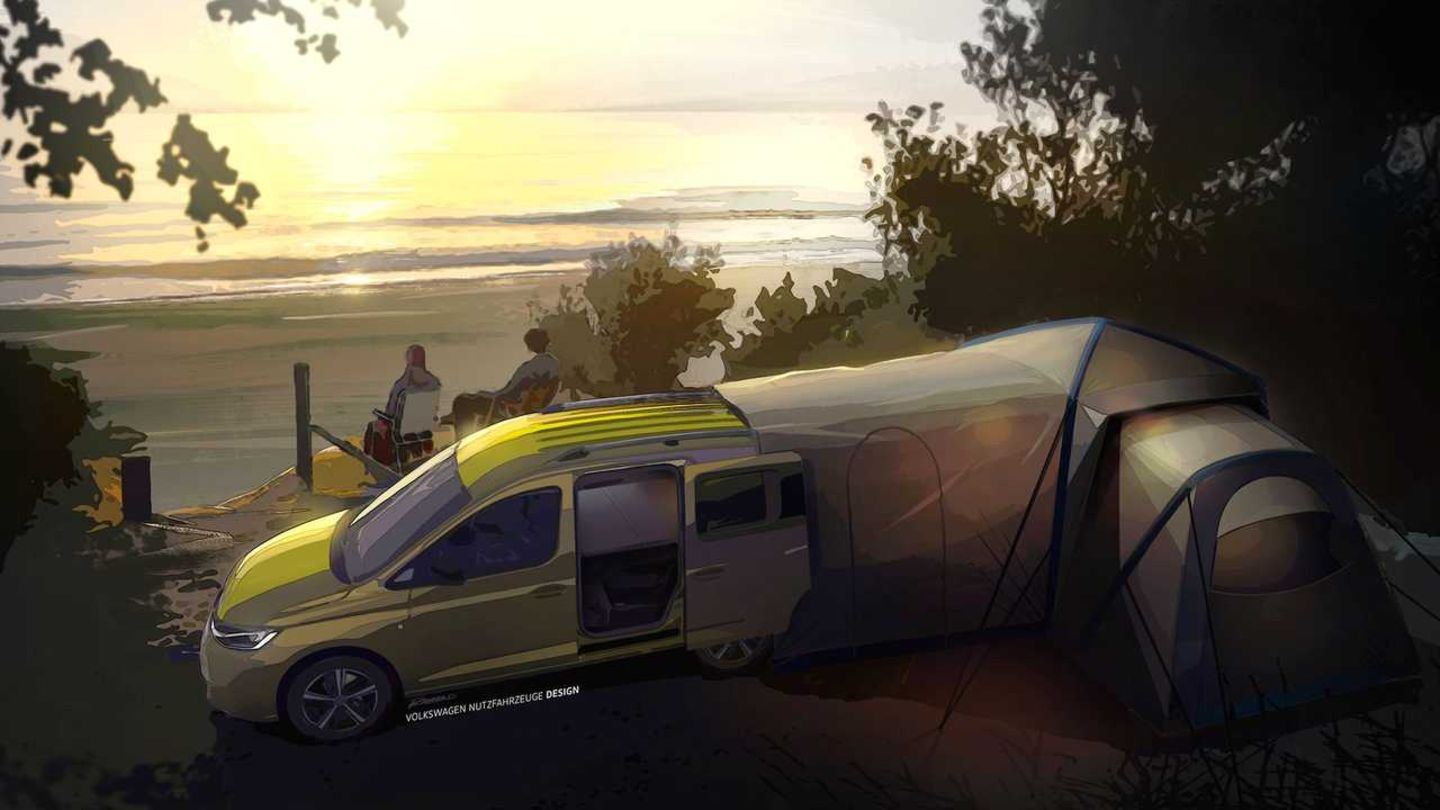Glamping mit VW - das verspricht das neue Zeltsystem.