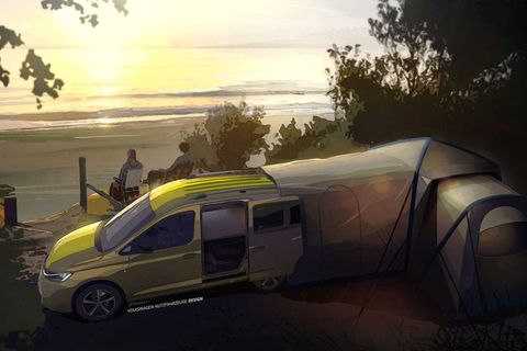 Glamping mit VW - das verspricht das neue Zeltsystem.