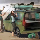 Der Caddy Mini-Camper ist wesentlich günstiger als die größeren Reihen von VW.