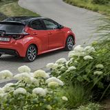 Das Gewicht des Toyota Yaris Hybrid beläuft sich auf 1.105 Kilogramm