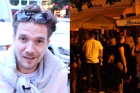 Im Interview erzählt ein Feiernder, warum er trotz Verbots noch im Hamburger Schanzenviertel unterwegs ist.