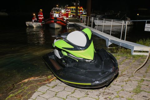 Jetski-Unfall auf der Elbe