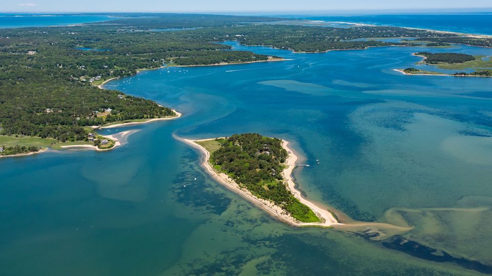 Die Insel Sipson Island liegt in der Bucht Pleasant Bay vor der Ostküste des US-Bundesstaats Massachusetts