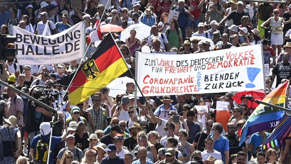 Großdemo in Berlin gegen die Corona-Maßnahmen