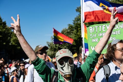 Anti-Corona-Demos in Berlin