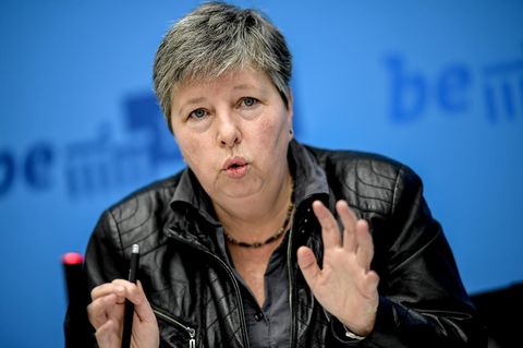 Linke-Politikerin und ehemalige Berliner Bausenatorin Katrin Lompscher