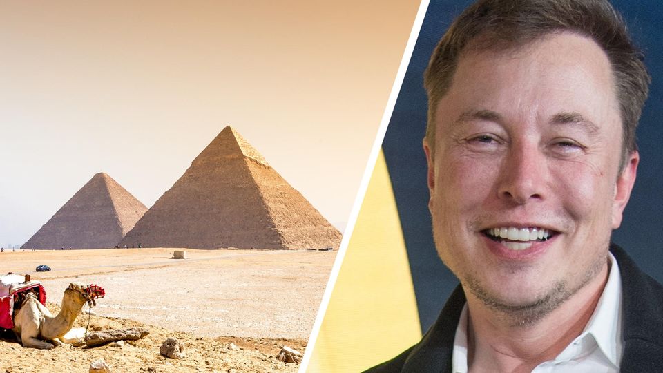 Elon Musk sorgte mit einem Tweet über die Entstehung der ägyptischen Pyramiden für Aufsehen