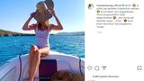 Frauke Ludowig entspannt in Saint-Tropez