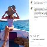 Frauke Ludowig entspannt in Saint-Tropez