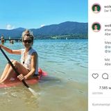 Wolke Hegenbarth macht Urlaub am Tegernsee