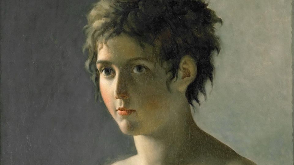 Pierre-Narcisse Guérins  Portrait eines jungen Mädchens von 1812