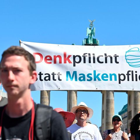 Corona-Protest in Berlin
