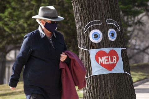 Masken in Melbourne