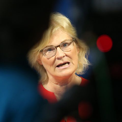 Justizministerin Christine Lambrecht im Fokus