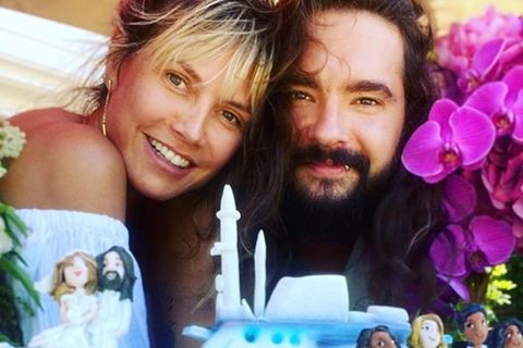 Model Heidi Klum mit ihrem Tom Kaulitz