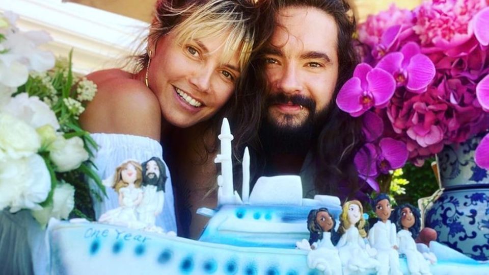 Model Heidi Klum mit ihrem Tom Kaulitz