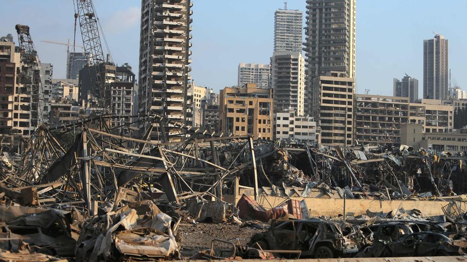 Zerstörung Beirut Zerstörung Beirut