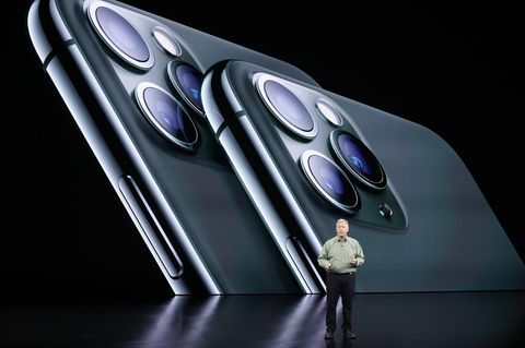 Phil Schiller während der Präsentation des iPhone 11 Pro im Jahr 2019.