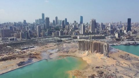 Beirut-Luftaufnahmen: So sieht es am Tag nach der Explosion aus