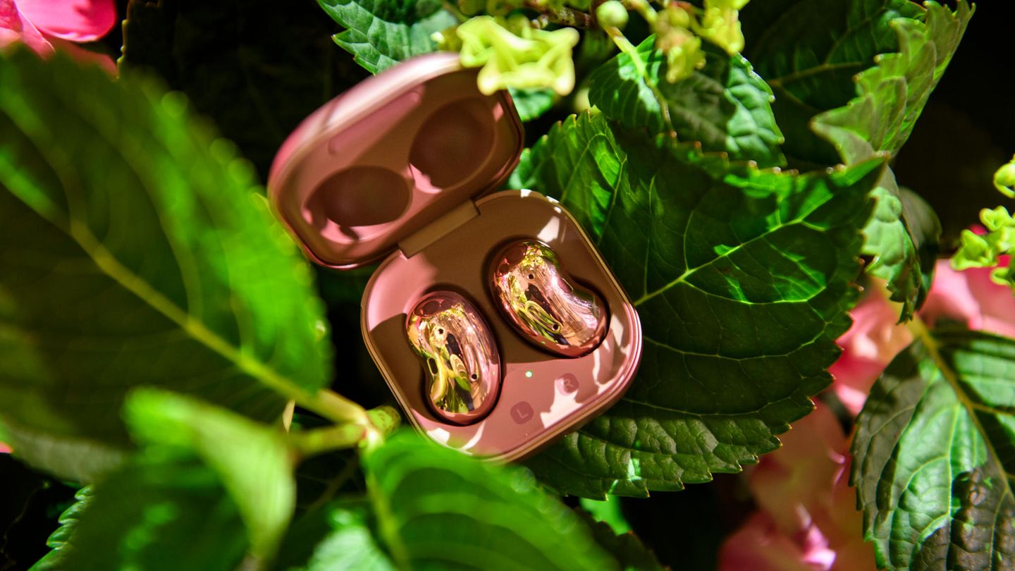 Die ungewöhnliche neue Farbe "Mystic Copper" wirkt bei den Galaxy Buds Live noch ungewöhnlicher als bei den anderen Geräten. Dort ist sie ebenfalls verfügbar.