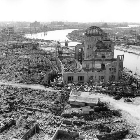 Hiroshima nach dem Atombomben-Abwurf vor 75 Jahren
