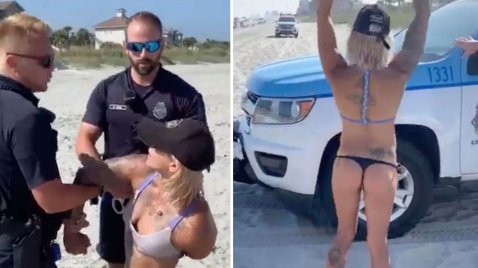 Frau wird aufgrund ihres Bikinis festgenommen
