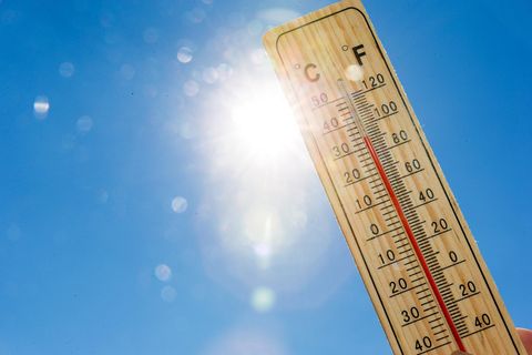 Hitzewochenende im Anmarsch