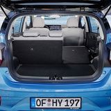 Der Kofferraum fasst zwischen 252 bis 1.050 Liter