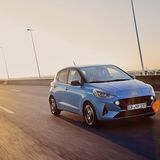 Der Vierzylinder Motor des Hyundai i10 1.2 giert nach Drehzahlen