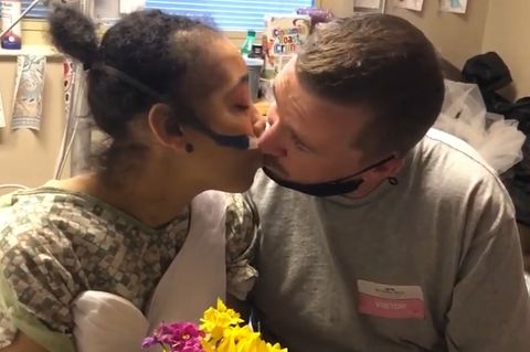 USA: Leukämie-Patientin heiratet auf dem Krankenbett