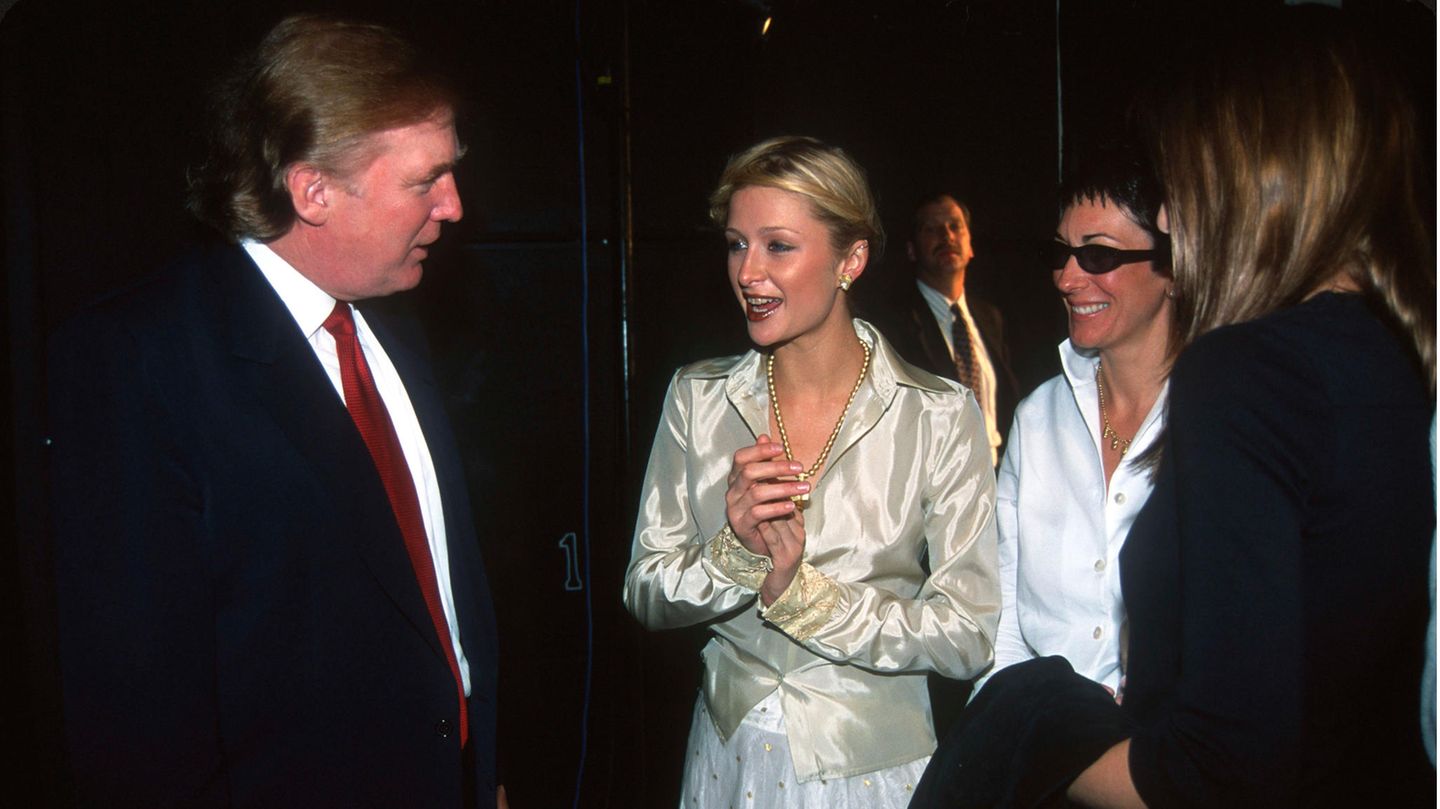 Donald Trump, Paris Hilton, Ghislaine Maxwell