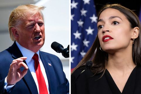 Donald Trump Alexandria Ocasio-Cortez